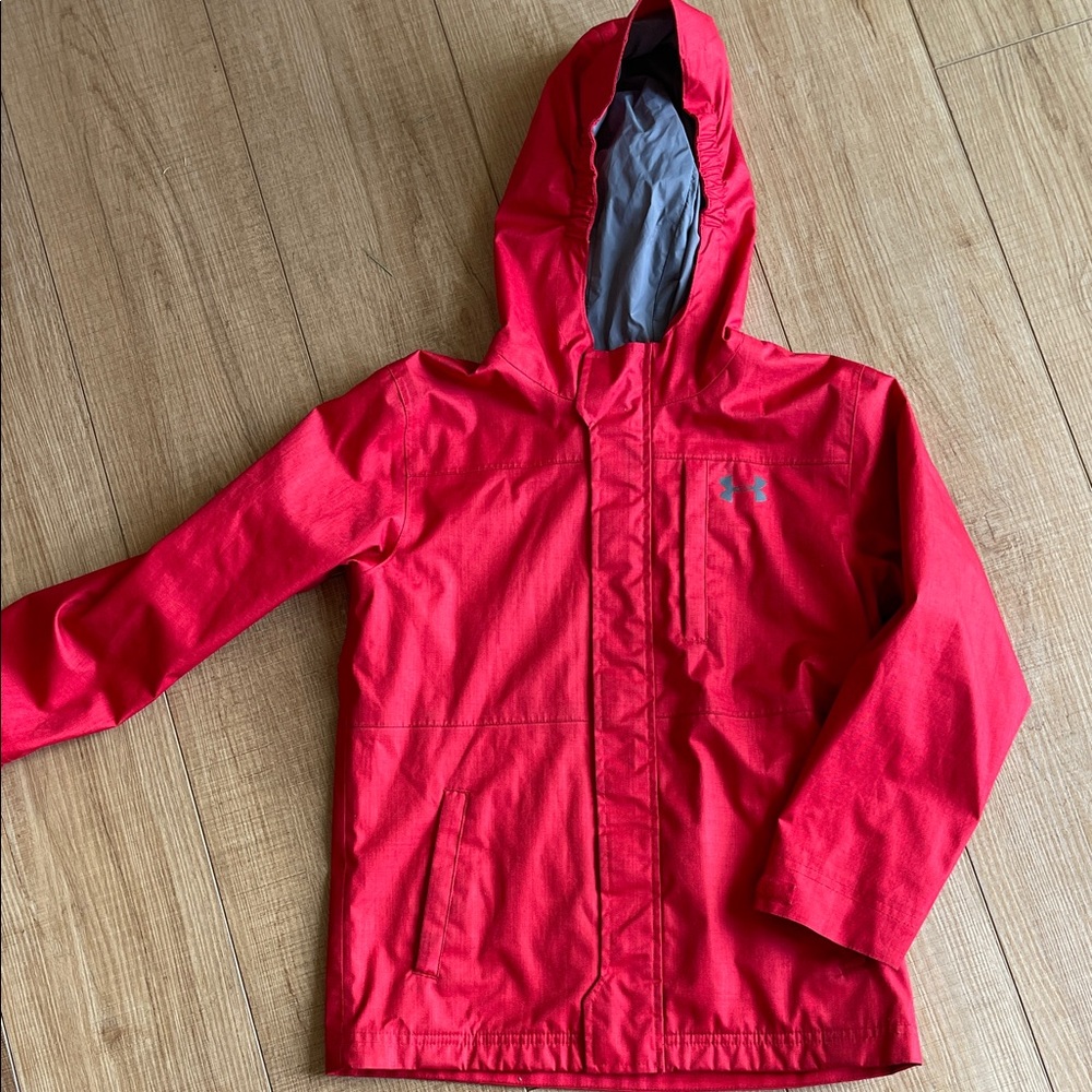 Under Armour Kids Red coat with Hood